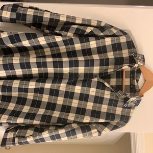 Zara Basics plaid dress- size Mid